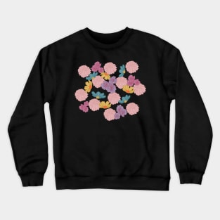 Aesthetic Floral Pattern Crewneck Sweatshirt